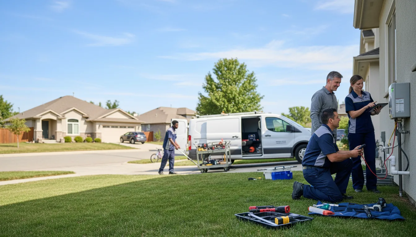 Tankless water heater service in Gregory, MI